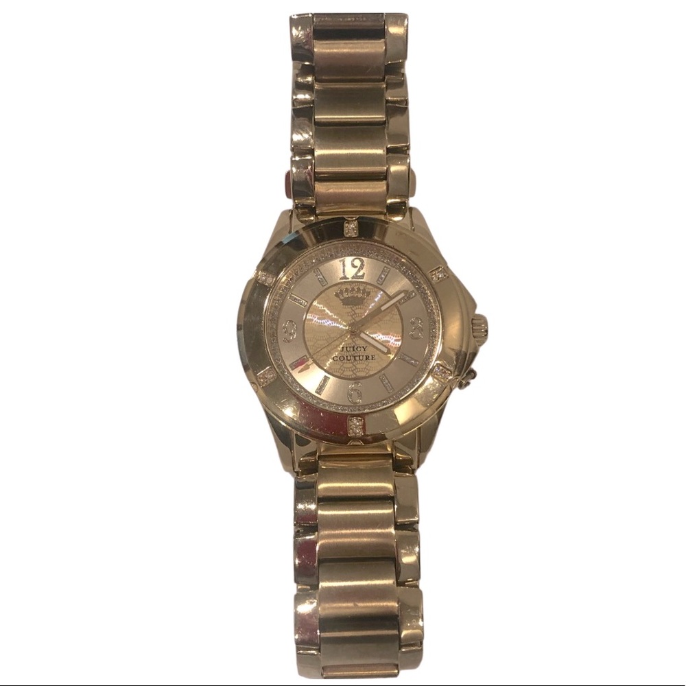 Juicy Couture Gold Watch with diamonds